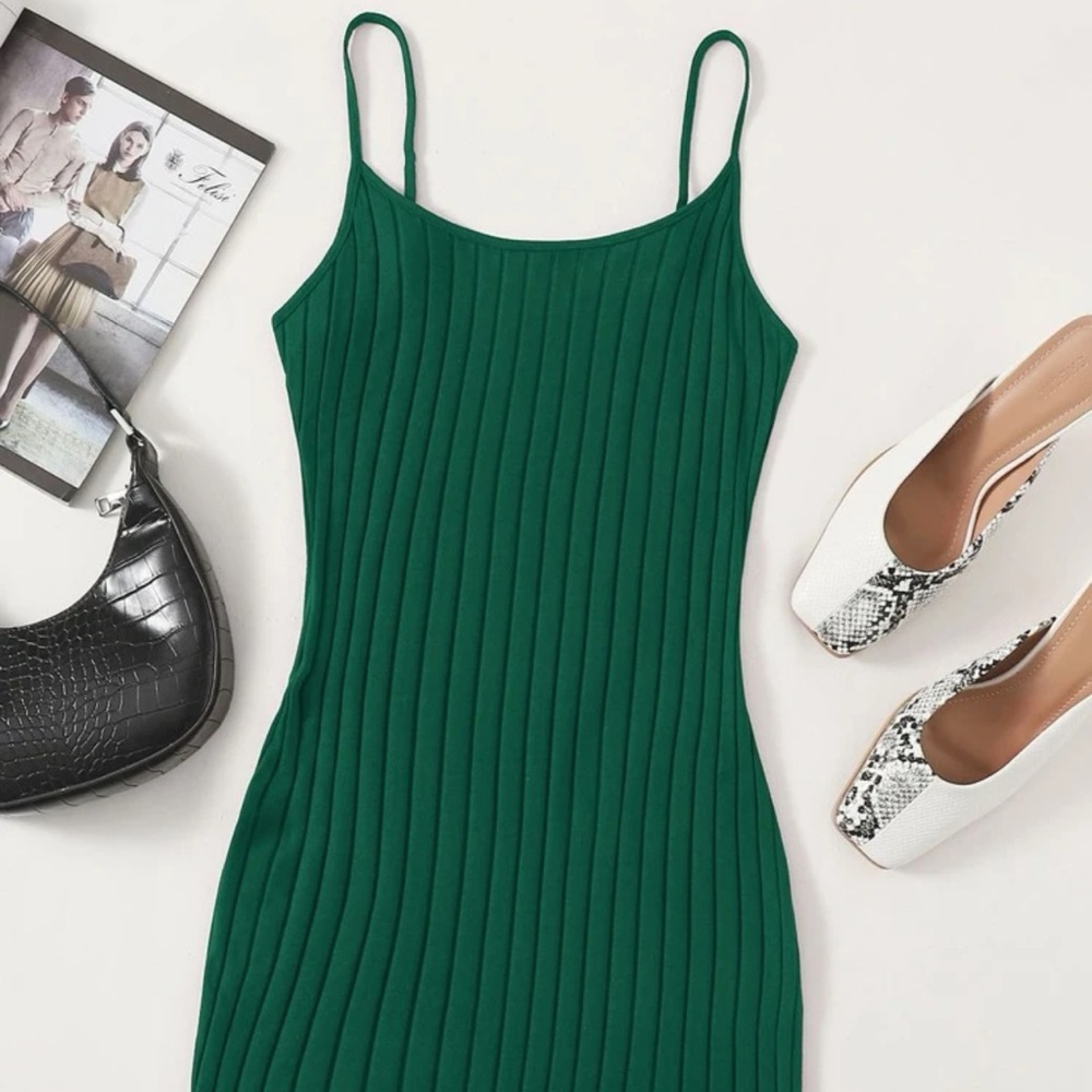 Emerald green bodycon